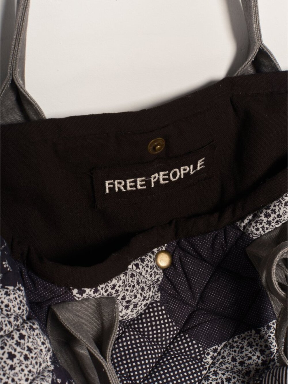 FREE PEOPLE Pippa Patchwork Tote / Blue Combo - Picture 5 of 11
